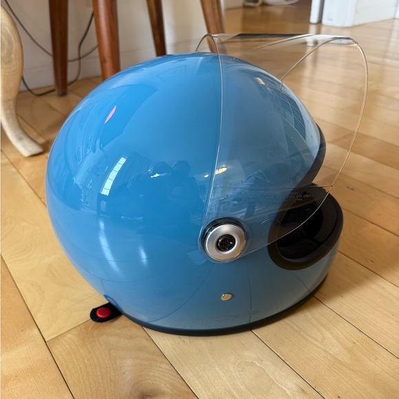 Biltwell // Gringo S motorcycle helmet dove blue size XS - Picture 5 of 9